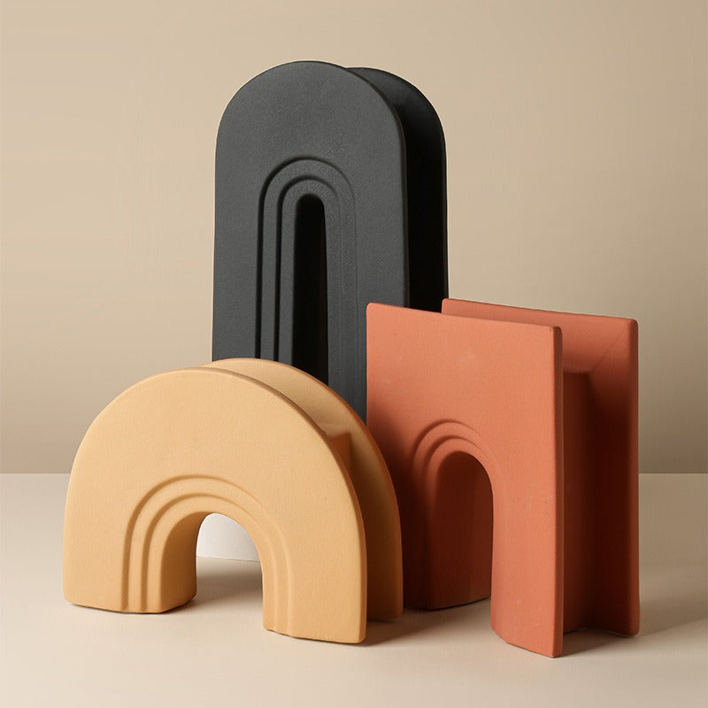Modern Arched Ceramic Vase