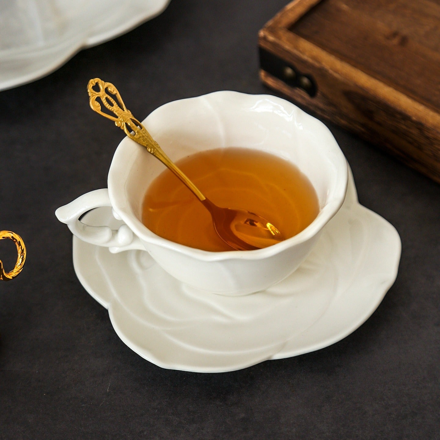 Moonlight Rose Teacup Set