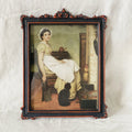 Gothic Ornate Black & Red Frame
