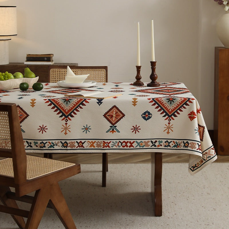 Moroccan Kilim Tablecloth