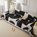 Black Tassel Sofa Cover