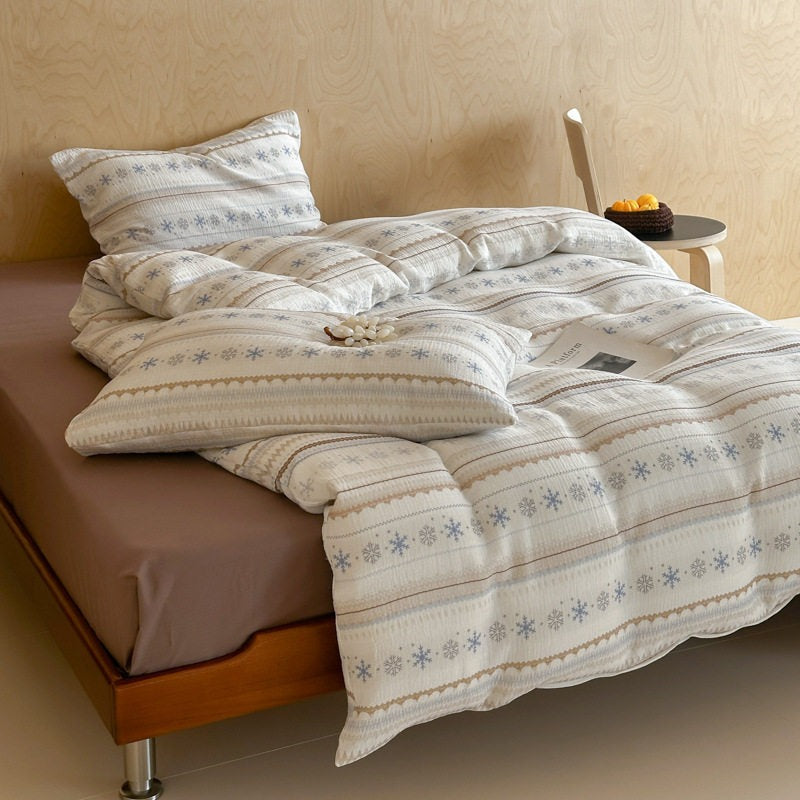 Fair Isle Stripe Bedding Set