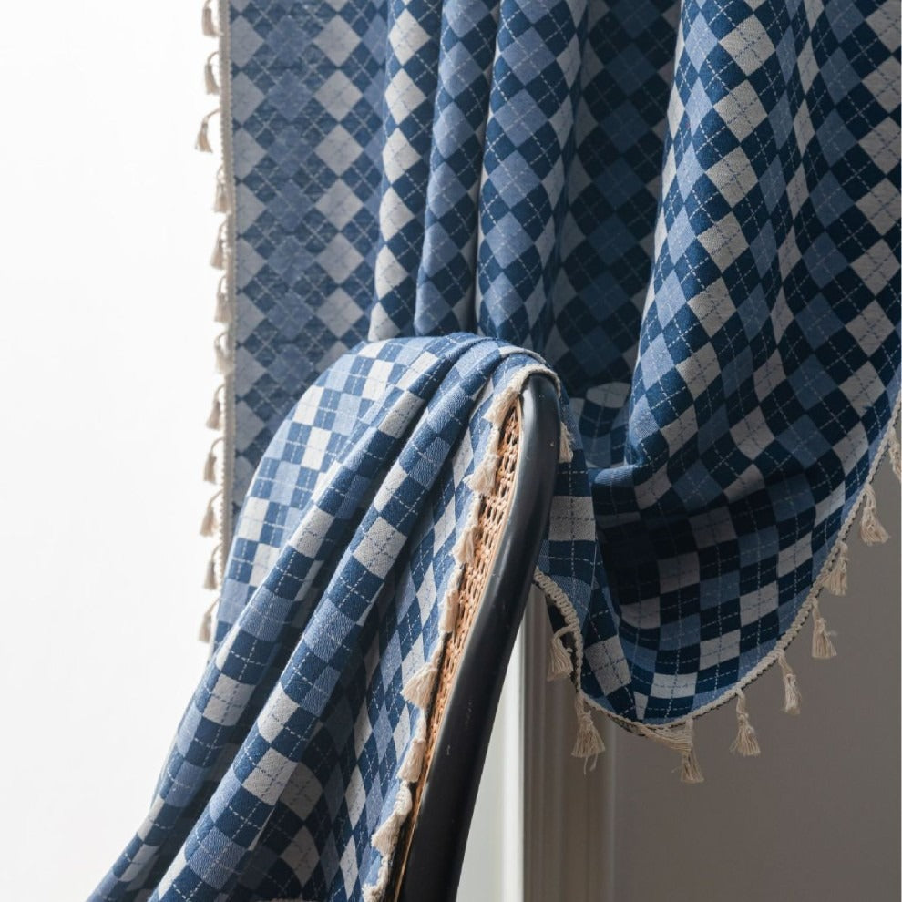 Disco Diamond Tassel Curtain
