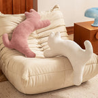Stretching Kitty Pillow