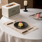 Everyday Tassel Canvas Placemat Set