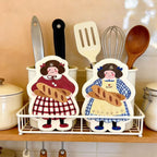 Bread Girl Dish Sponge Set