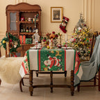 Santa & Snowman Tablecloth
