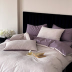 Misty Mauve Sateen Bedding Set