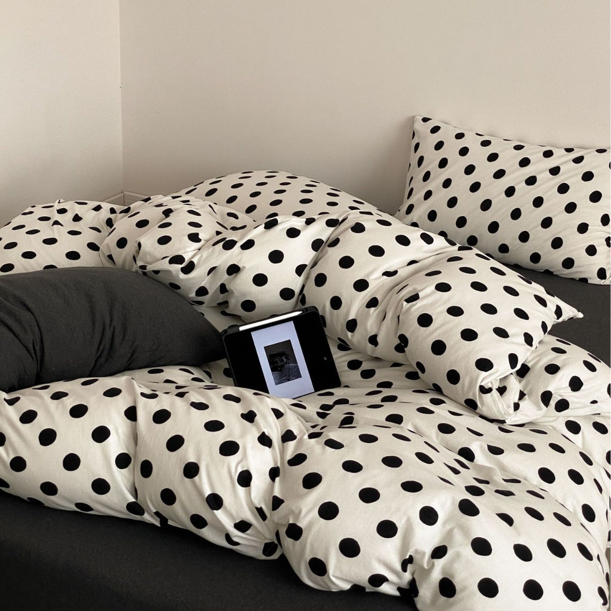 Retro Polka Dots Bedding Set - FINAL SALE