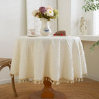 Soft Grid Morning Tablecloth