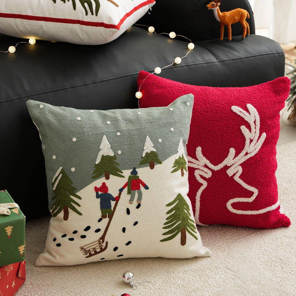 Winter Holiday Cushion