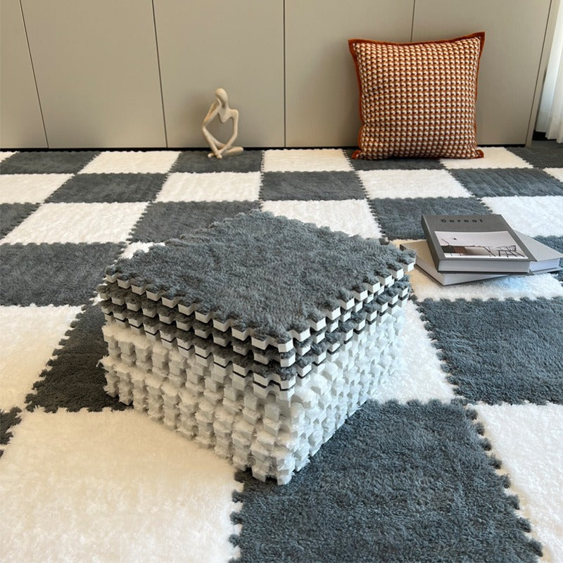 Winter Puzzle Tile Set - Ash Grey