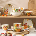 Pumpkin Ceramic Dinnerware Set