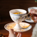 Enchanted Vines Pedestal Teacup Set