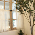 Lacy Tassel Cabinet Curtain