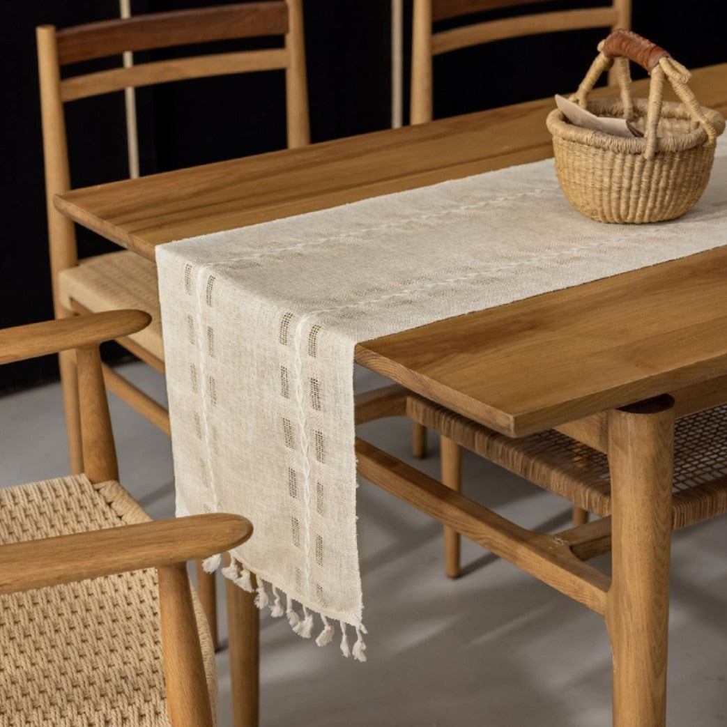 Rustic Openwork Table Runner