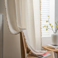 Waffle Tassel Curtain