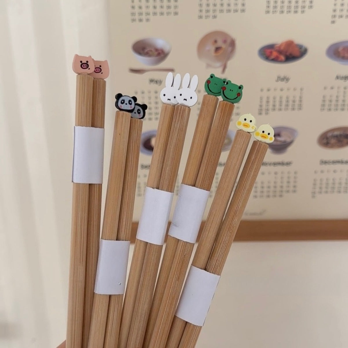 Animal Friends Bamboo Chopsticks