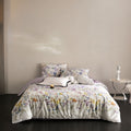 Lunaria Floral Garden Egyptian Cotton Bedding Set