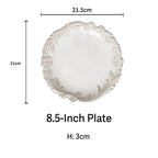 Lunar Flora Embossed Dinnerware
