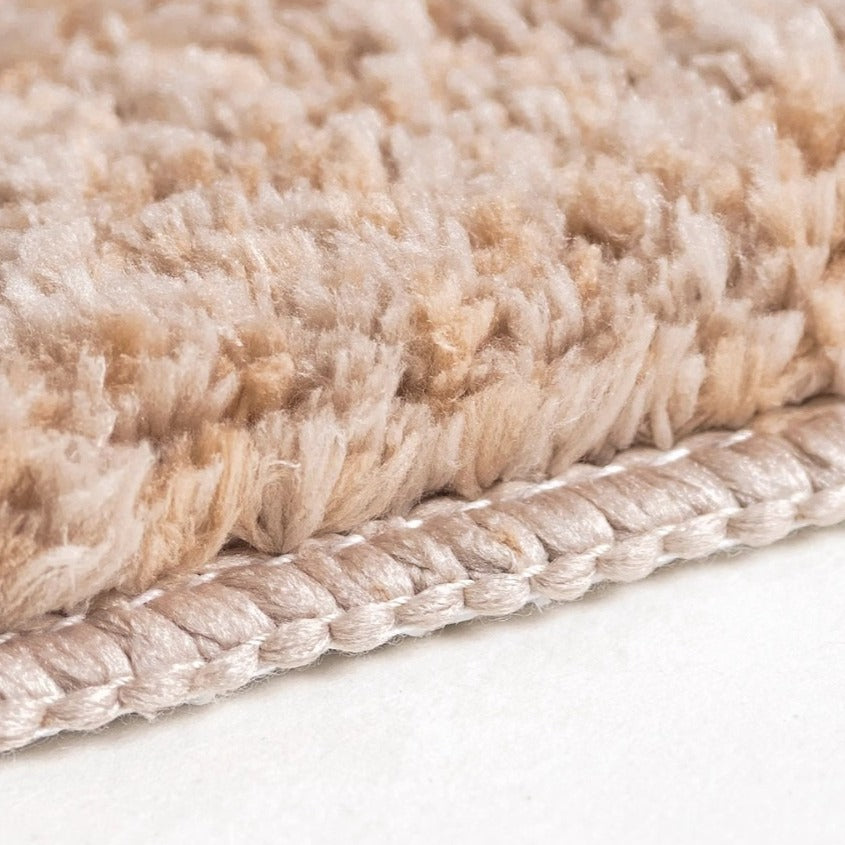 Beige Tiger Stripe Rug