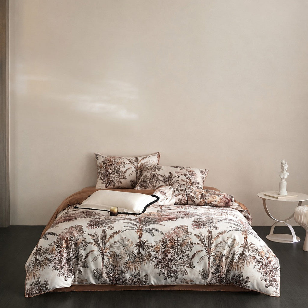 Savona Sunlit Canopy Botanical Egyptian Cotton Bedding Set