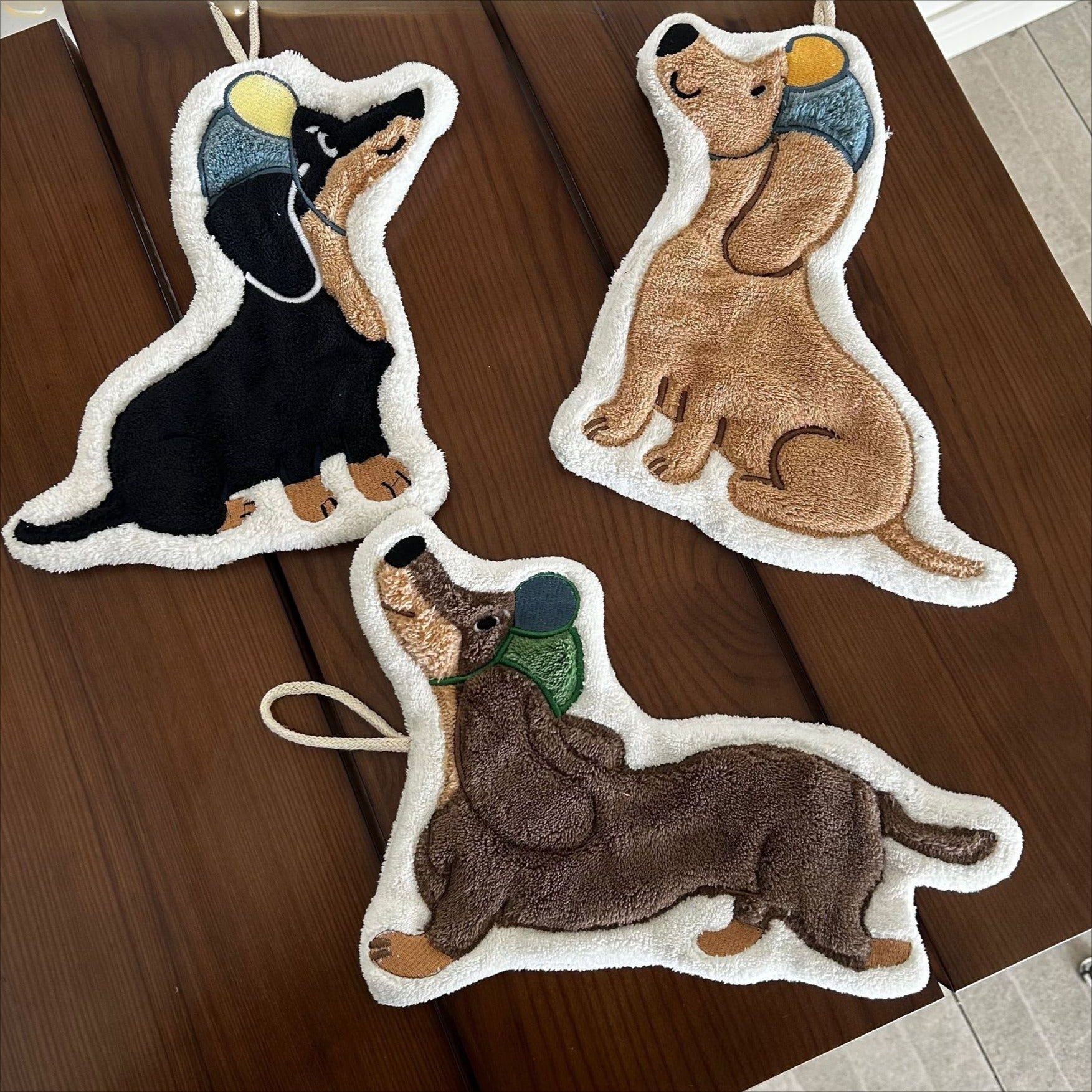 Hatventure Dachshund Hanging Hand Towel Set