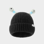 🔥Winter Parent-Child Cute Glowing Little Monster Knit Hat