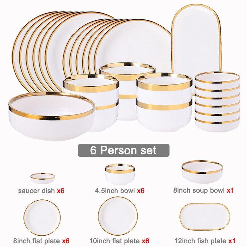 Legacy White Luxury Dinnerware Set