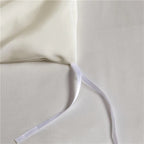 Eloise Pearl White Luxury Pure Mulberry Silk Bedding Set