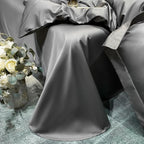 Neo Deep Grey Silky Egyptian Cotton Bedding Set