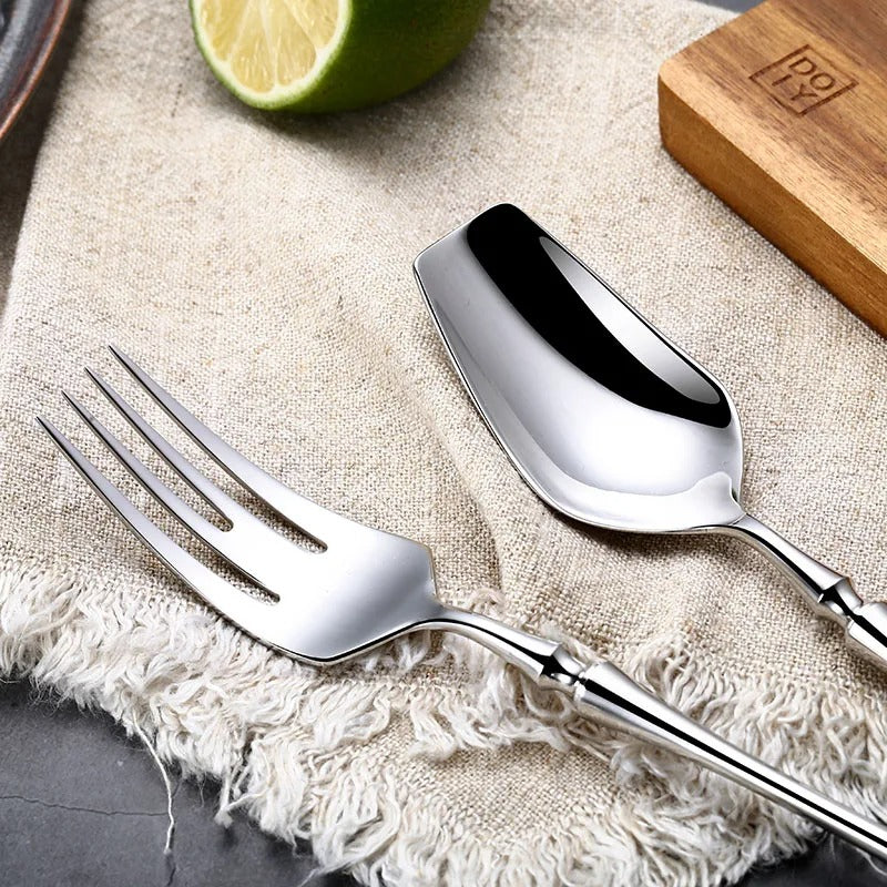 Venice Silver Luxury Stainless Steel Cutlery Set