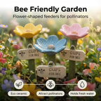 🌸Flower-Shaped Ceramic Bee Watering Station🐝💧
