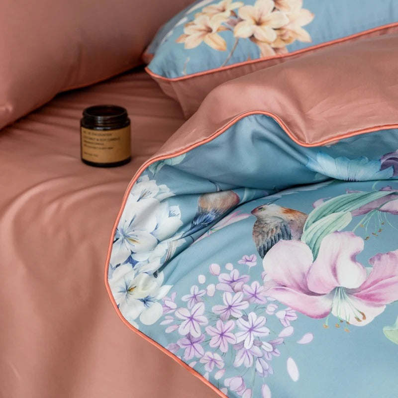 Regina Floral Ultra Soft Egyptian Cotton Bedding Set