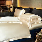 Willa Gold Modern Egyptian Cotton Satin Bedding Set