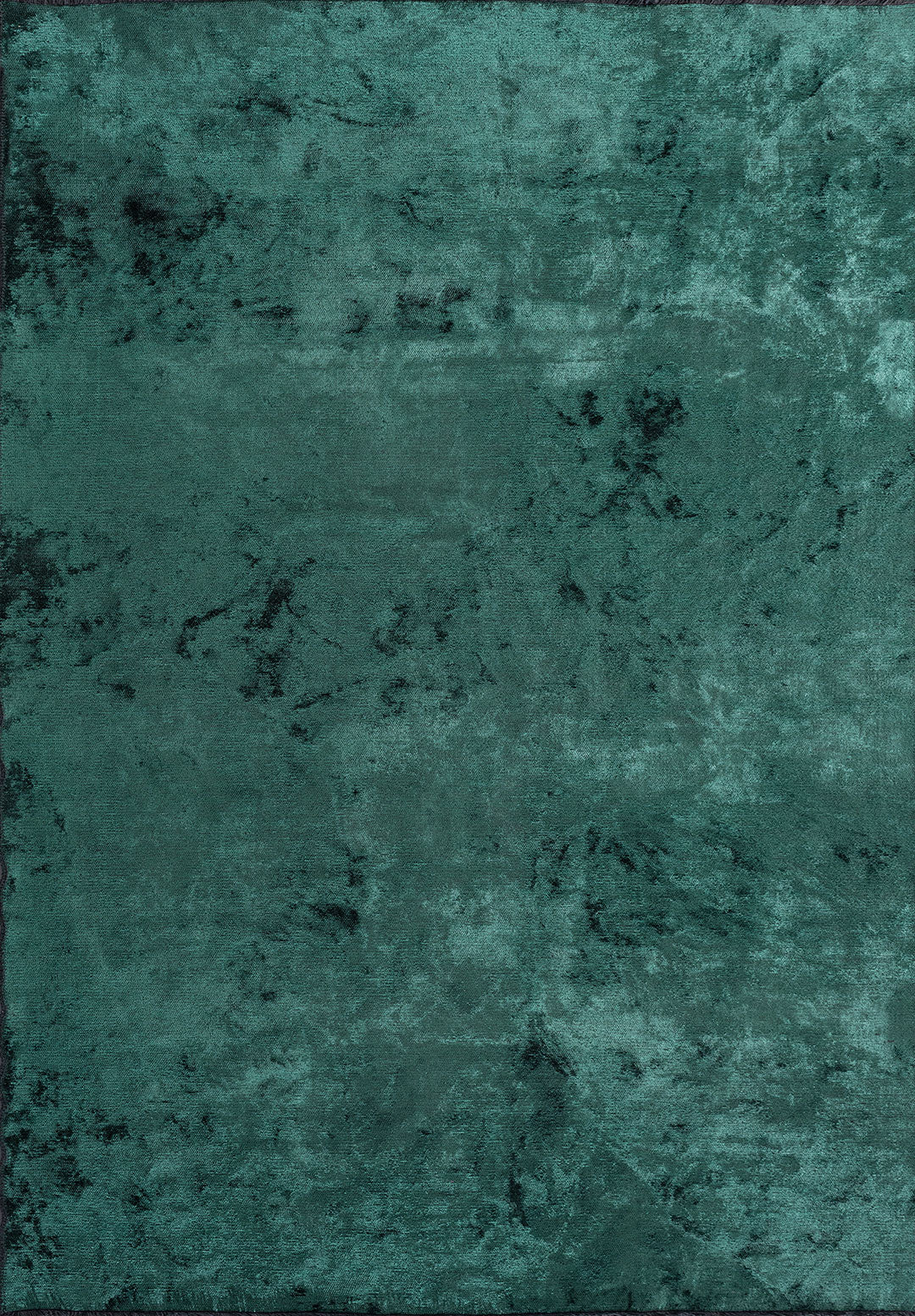 Plain Dark Green Rug