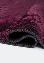 Plain Dark Damson Rug