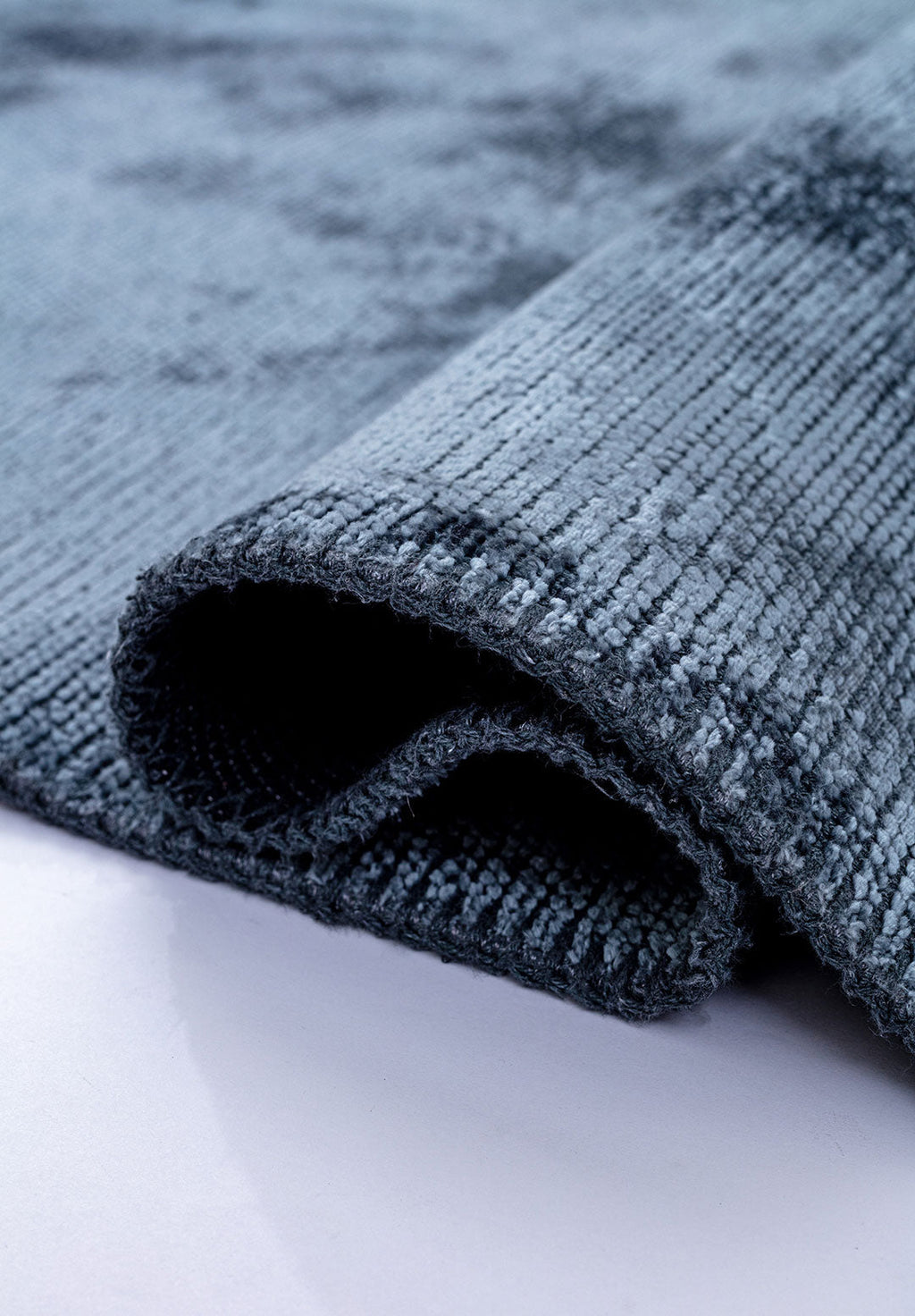 Plain Blue Rug