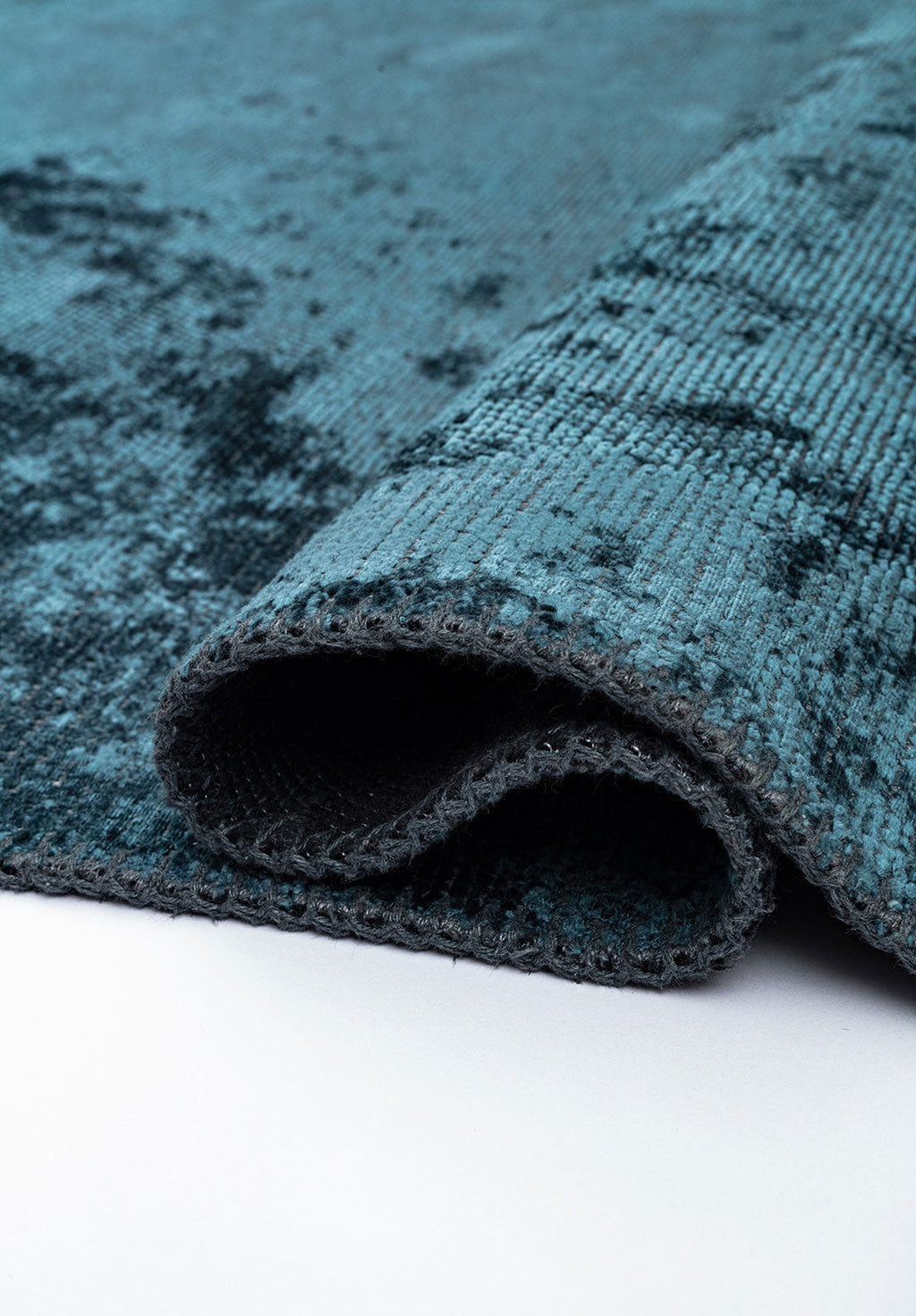 Plain Petrol Rug