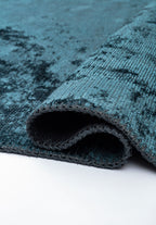 Plain Petrol Rug