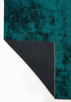 Plain Dark Turquoise Rug