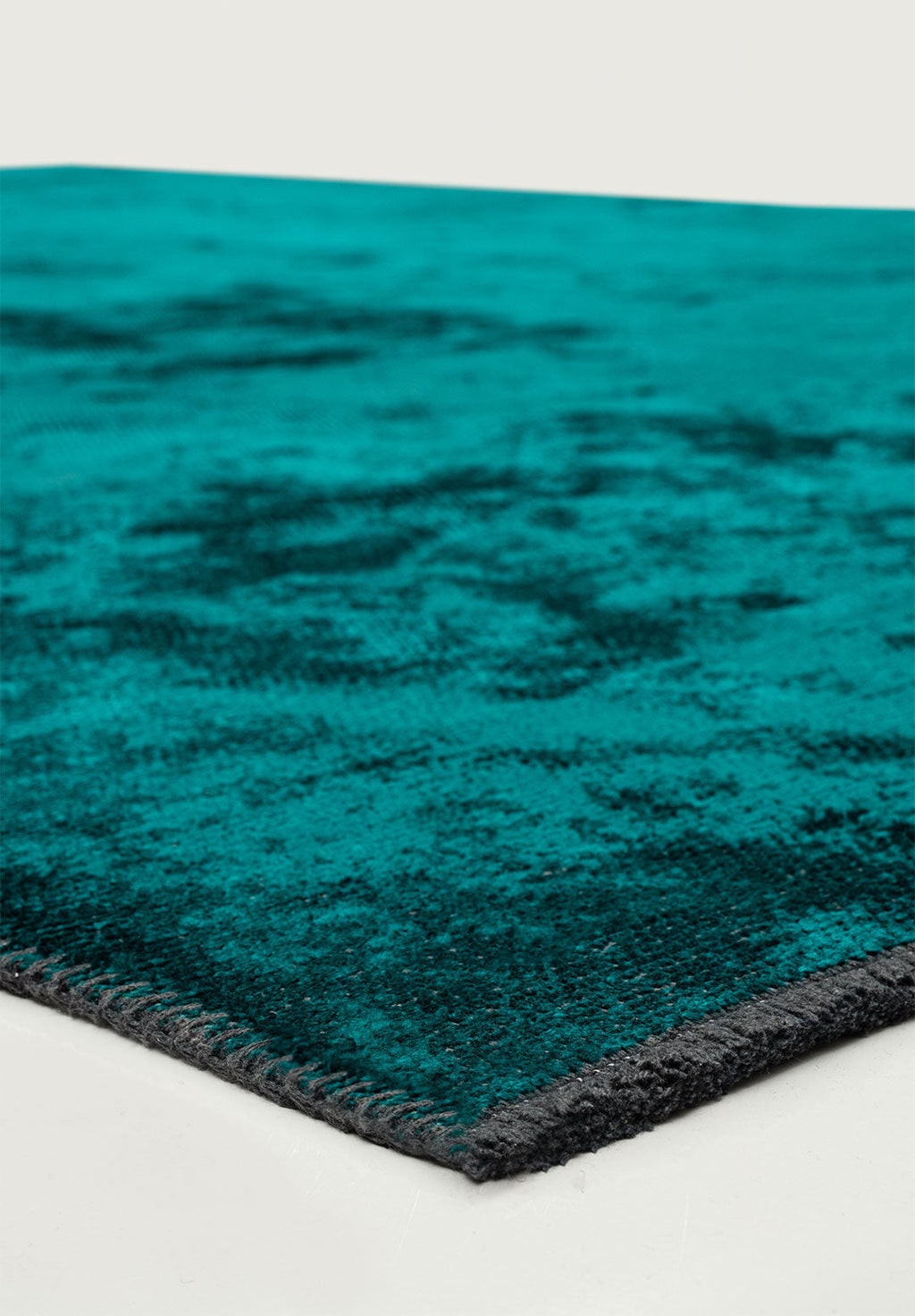 Plain Dark Turquoise Rug