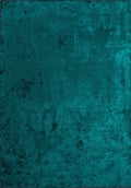 Plain Dark Turquoise Rug