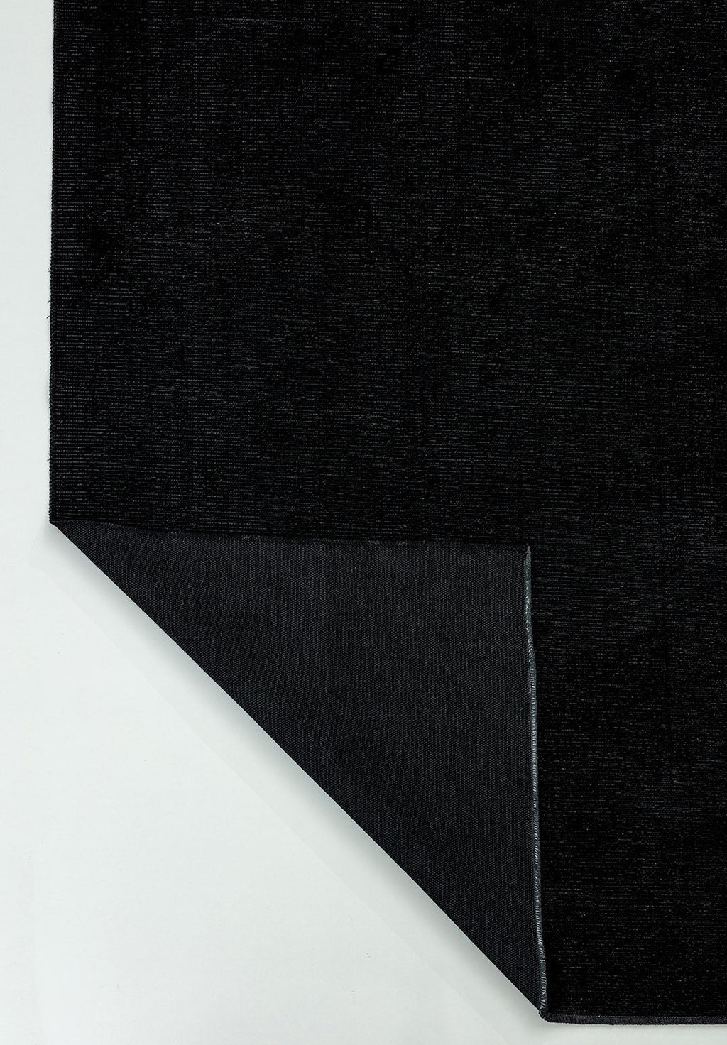 Plain Black Rug