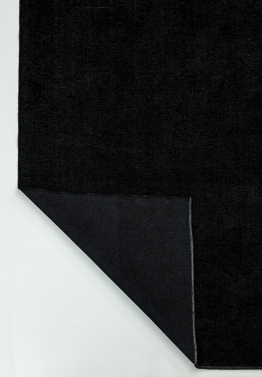 Plain Black Rug