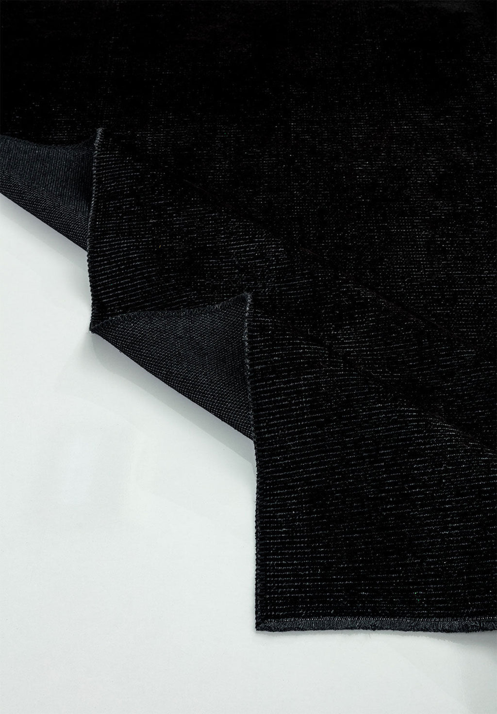 Plain Black Rug