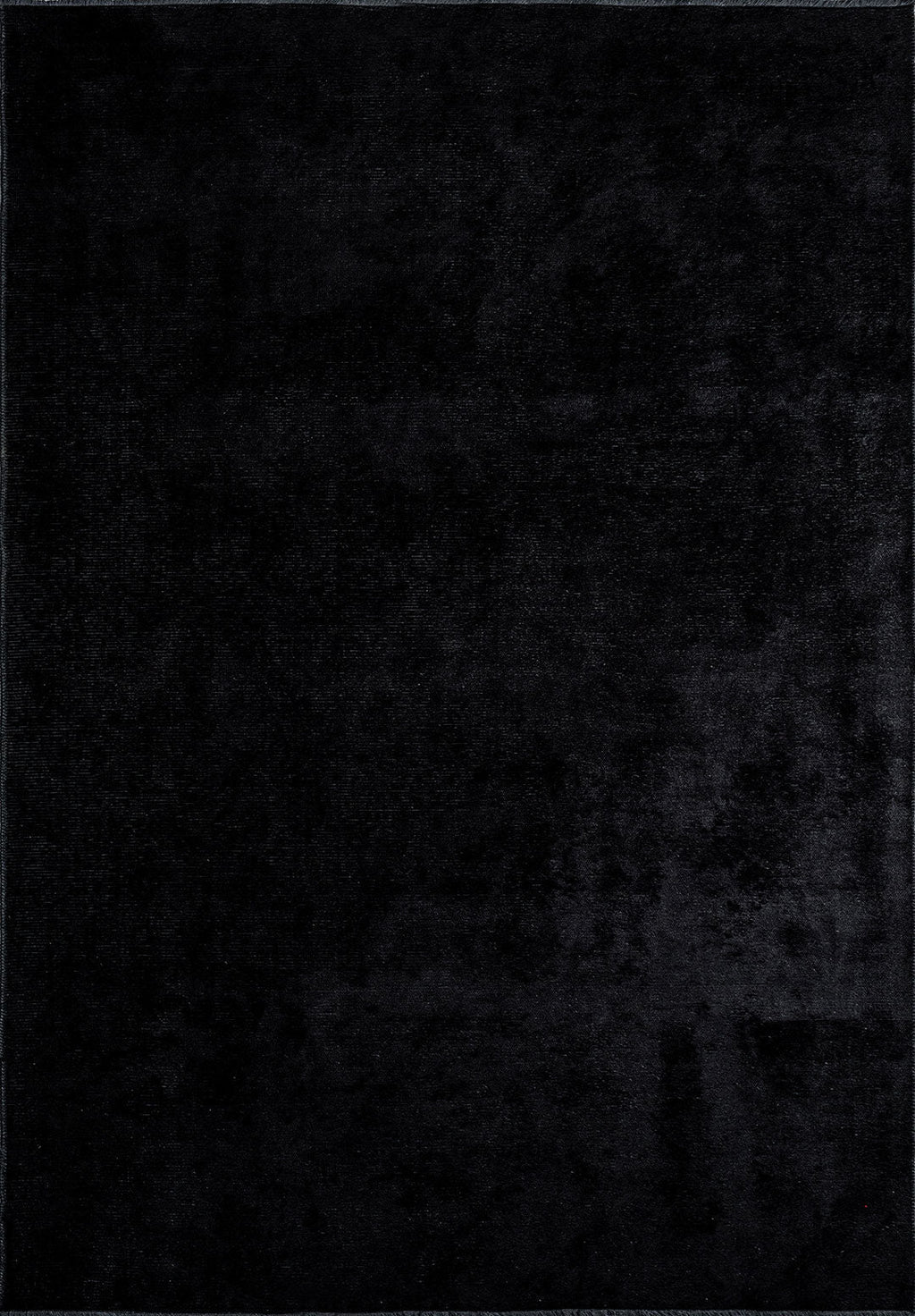 Plain Black Rug