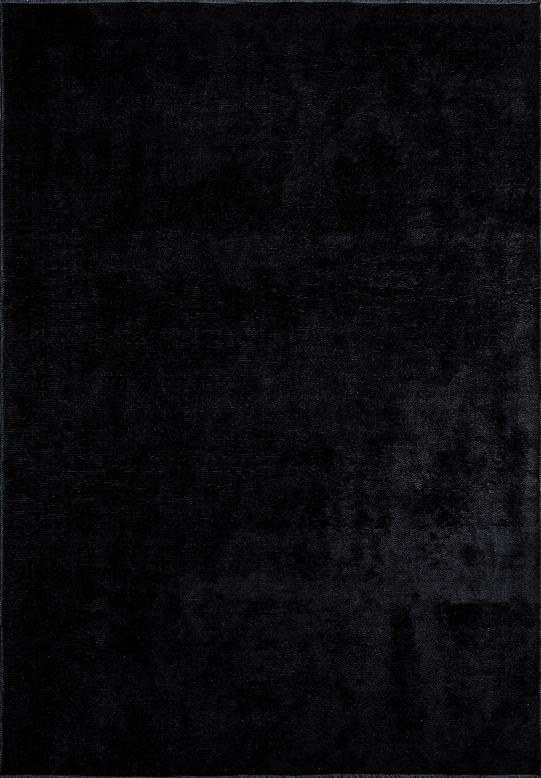 Plain Black Rug