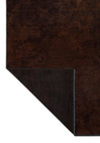 Plain Dark Brown Rug