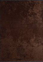 Plain Dark Brown Rug